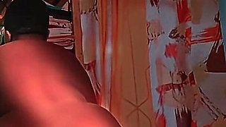 Big Booty Granny Ass Riding My Big Dick Slowly