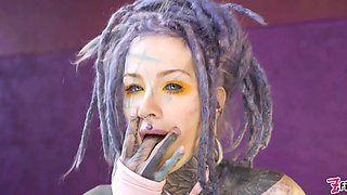 Alternative Dreadlocks Babe ANAL ONLY Threesome \u2013 Double Anal, Prolapse Bloom & Gape