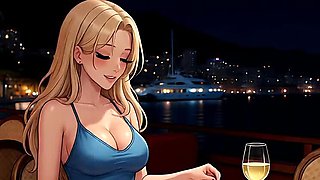 MONACO Hentai POV: Big Tits Goddess Femdom Anime Sex