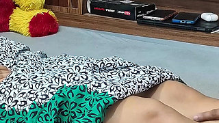 Malayali Wife Feet Massage Doing by Husband