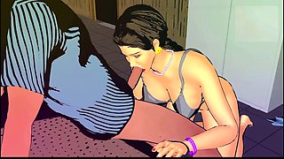 Indian bhabhi gets her tight pussy stretched out