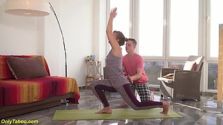 mom rough fucked by her yoga instructor