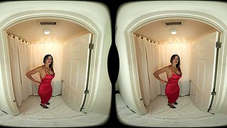 POV VR porn in 4k - amateur hardcore with busty brunette hoe cowgirl