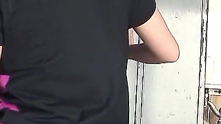 Bosses Fuck Asian Skinny Welder Teen Aoi in Threesome and Squirt Uncensored