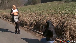 Perfect body blonda and her enormous Natural Tits pound mate - girlfriends.xxx