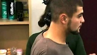 Reality blonde trios two cocks at home
