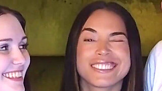 Interracial Pounding Foursome with Double Blowjob