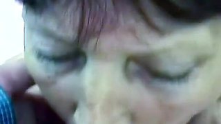 Skinny granny goes for a walk with her step grandson and fucks in the bushes