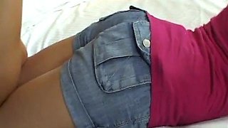 Sexy blonde teen blowjob and gangbanged then creampied