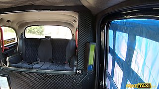 Fake cab - nikki fox flashes off her trimmed hungarian pussy likes boner