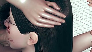 Bathroom Slut Facefucked