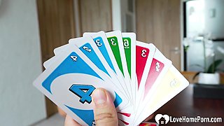 Our Card Game Bet Ends with Her Slit Screwed Hard