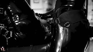 Rubber Bitch Pegged Mercilessly - Black and White Edition (1080p Full HD)