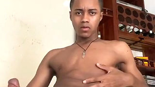 Here It Is Again Tony Blade, the Handsome Boy with the Big Black Cock Showing You His Cum