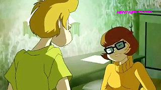 Velma & Shaggy Rough Anal Creampie - Cartoon Porn Parody