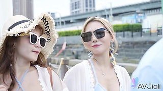 Stacy and Friends Spend the Day on a Boat Playing and Fucking