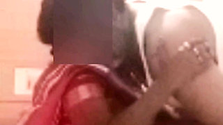 Desi Indian Tamil BBW Wife Latha Standing Hug Ass Squeeze & Pussy Lick by Financier for Debt Pay!