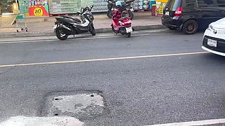 Tiny Thai teen picked up off the street