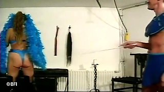 Egyptian Whipping His Woman