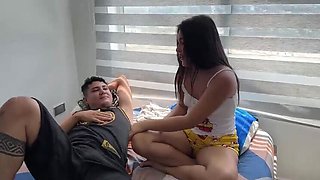 Stepsister Gets a Hard Fuck for Cash