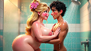 Secret Passion Between Stepmom and Stepson Turns into Daily Encounters in Family Home (AI generated)
