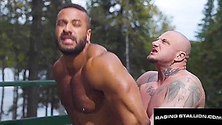 Furious Stallion - Moist & Nasty Deck Penetrating - Wolf Kick Breeds The Bodybuilder