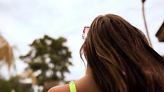 Bubble butt teen model Katie Kush solo