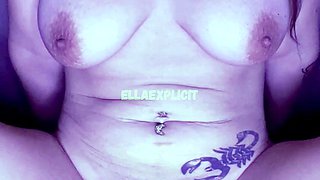 Hot amateur teen girl with big boobs toying pussy on cam