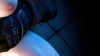 3D BBW Korean Slut Cheating with BBC