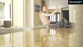 Aften Opal Gets Caught Camming During Her Nanny Gig