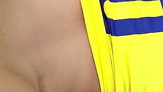 Sexy Latina Fucks Her Trainer on the Soccer Field - Anissamiller
