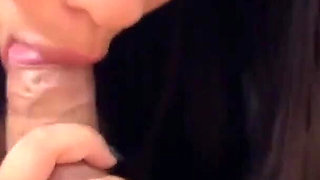 Public Blowjob and Footjob!