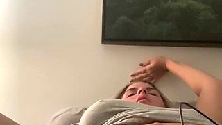 Blonde Orgasms With Vibrator