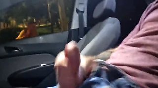 Brazilian Babe Fanny Squirting Intense Orgasm at Bus Stop - Car Fetish HD