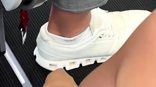 Undies nymph close by the Foot Fetish