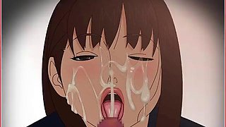Hentai bukkake mega cumshot