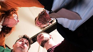 Amateur Asian College Teen Gives Blowjob