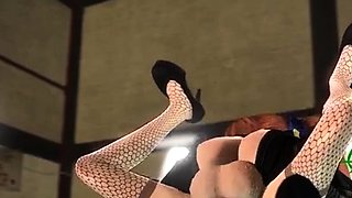 Kasumi x Marie Rose at the Maxwell Gym