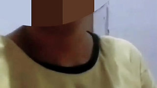 I recorded the cellphone screen during a video call with a hot widow part1