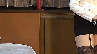 Girlfriend Punishes Cheating Boyfriend with Hot Wax and a Whip, Getting Pussy Wet as Discovers Joy of Having a Man at Mercy