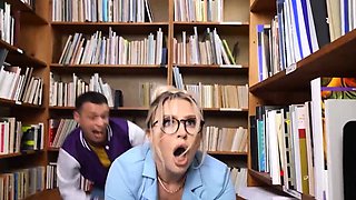 MILF Librarian is Secretly Addicted to Eating Cum - Blake