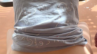 Enjoy Sex Service with a Big-assed Chinese Married Woman on an Open-air Balcony, All the Way to Internal Ejaculation