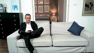 Adorable girl is going to get corrupted by her stepdad