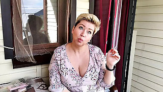 Insatiable Russian MILF AimeeParadise: Daytime Housewife Turns Into Depraved Night Slut - Blowjob & Sex