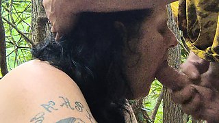 At the Big Camp Party, a Stranger Got Her Gaggy and Doggystyle Splapping