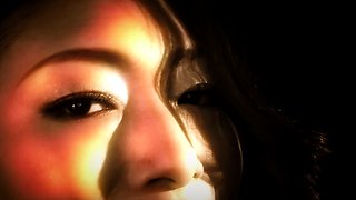 Sweet beauty masturbating on webcam close up