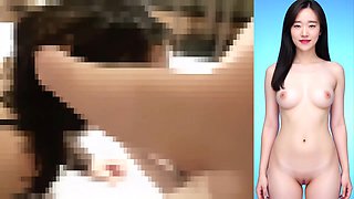 Yi Yuna Black Stocking Fucked with 2guys