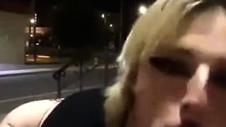 Solo ladyboy masturbation