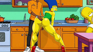 Married Housewife Fucked Anal in the Kitchen