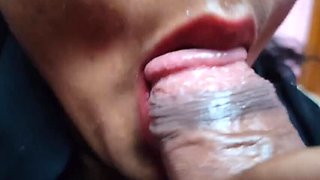 Horny Indian Bhabhi in Black Saree Gives Devar Blowjob and Handjob Then Fucks Him Doggy Style – Dirty Hindi Talk